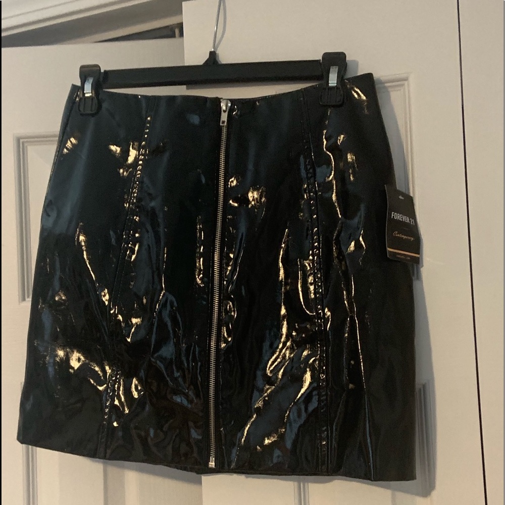 Forever 21 leather skirt